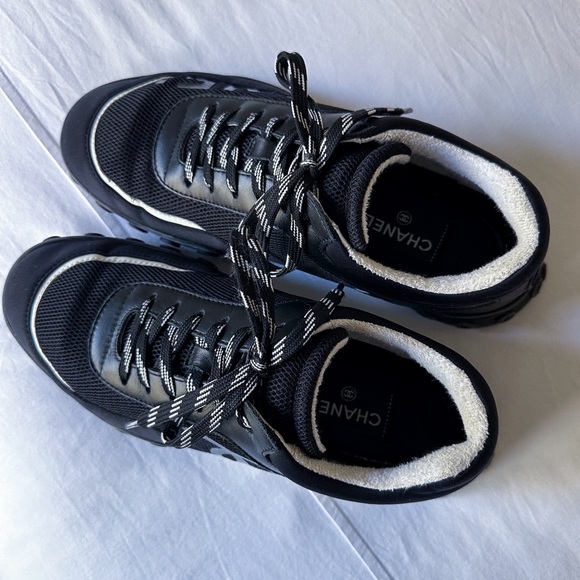 CHANEL Sneaker Calfskin/Mesh/Lycra G34087 (black) - Picture 4 of 10